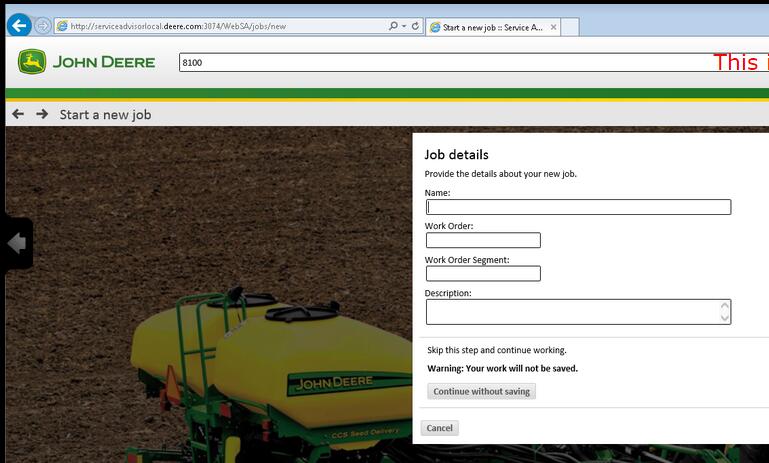 John Deere Service Advisor 5.2.467 2019 Agriculture Equipment Division ...